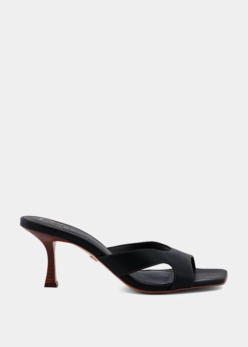 Fargo Black Mule Heel
