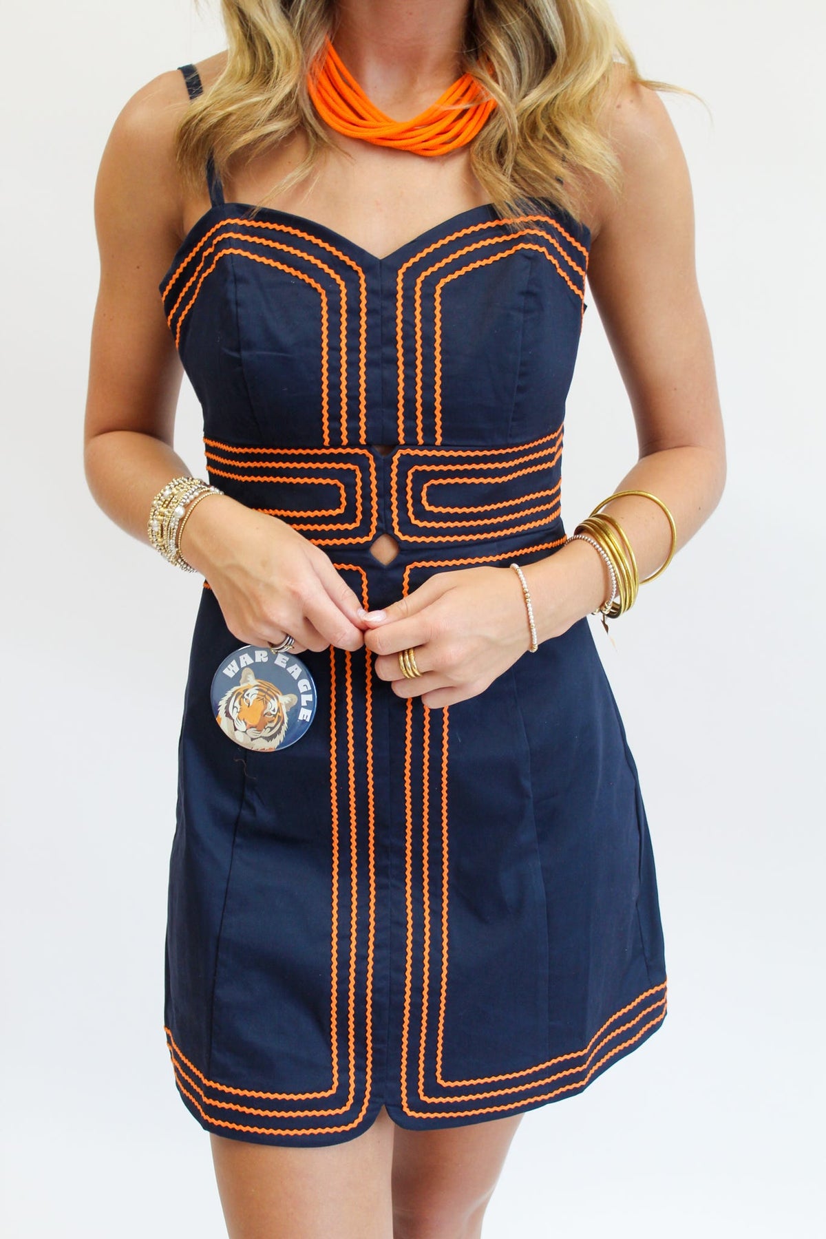 Sideline Sweetheart Mini Dress