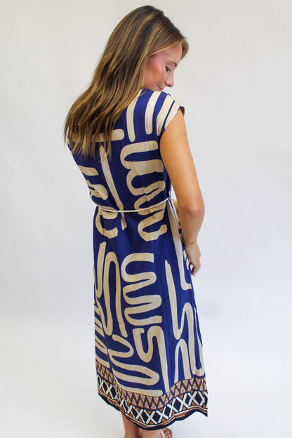 Azure Muse Maxi Dress