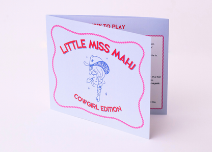 Little Miss Mahj Playing Card - Cowgirl Edition
