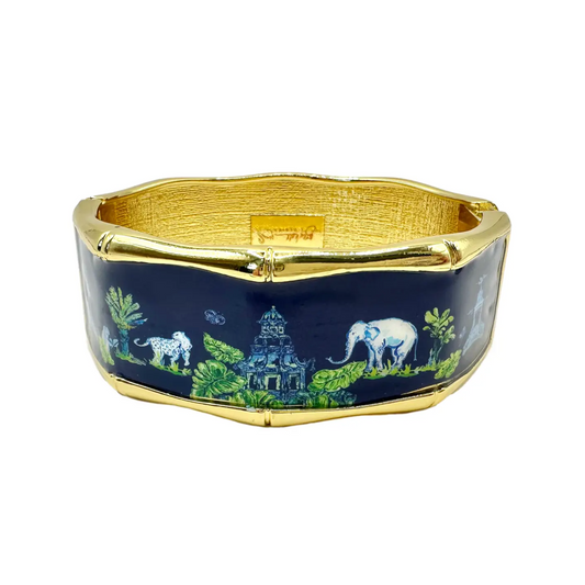 Grey Hall Navy Pagoda Bracelet