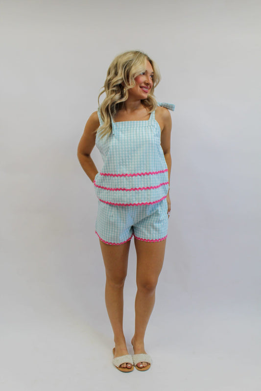 Grace Gingham Shorts