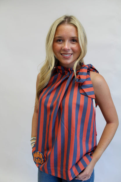 Remi Ruffle Neck Sleeveless Top