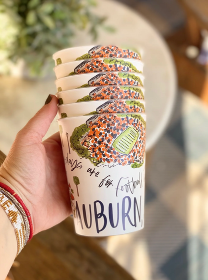 Reusable College Town Cup - Set of 6