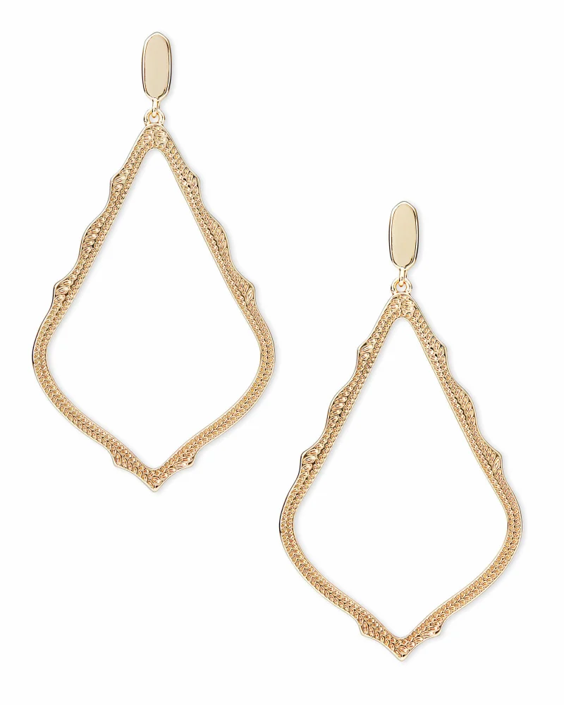 SOPHEE CLIP ON EARRINGSROSE GOLD METAL