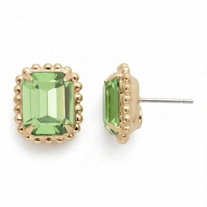 Octavia Scalloped Stud Earrings