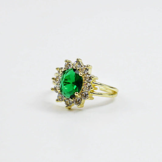 Princess Emerald Ring