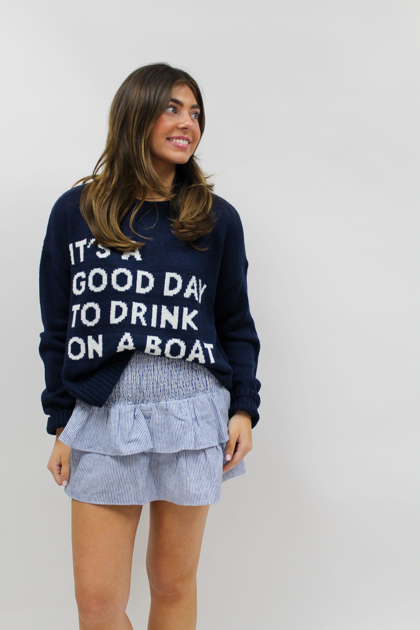 Drink On A Boat Lightweight Sweater