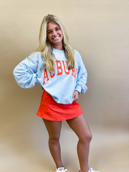 The Madi Classic Mockneck Sweatshirt Top with Applique