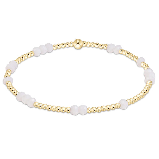 Gameday Flirty Hope Unwritten Bracelet - White