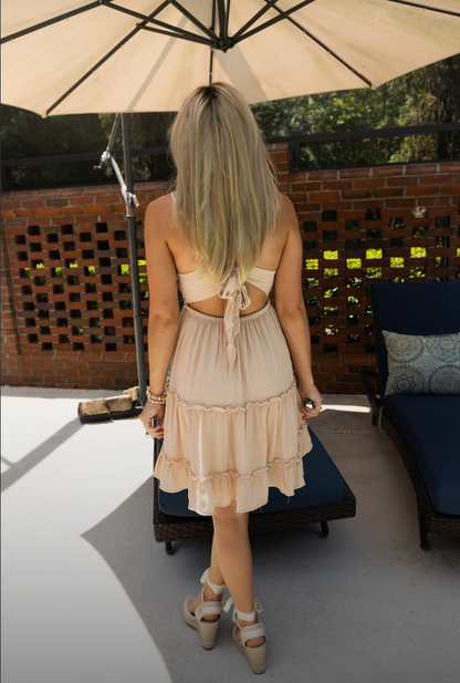 Crocher Mini Dress