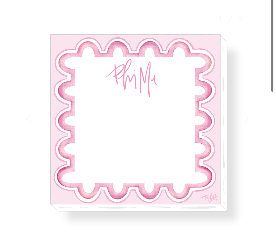 Sorority Notepad
