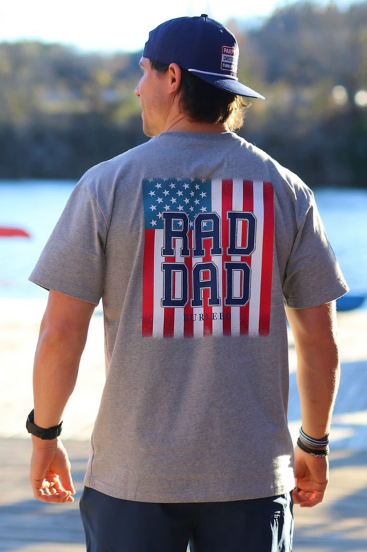 AMERICAN RAD DAD (ORANGE TRIM) SHIRT