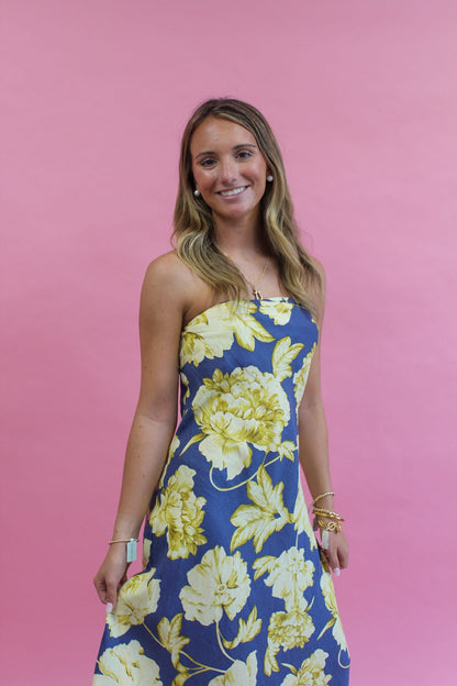 Golden Hour Strapless Dress