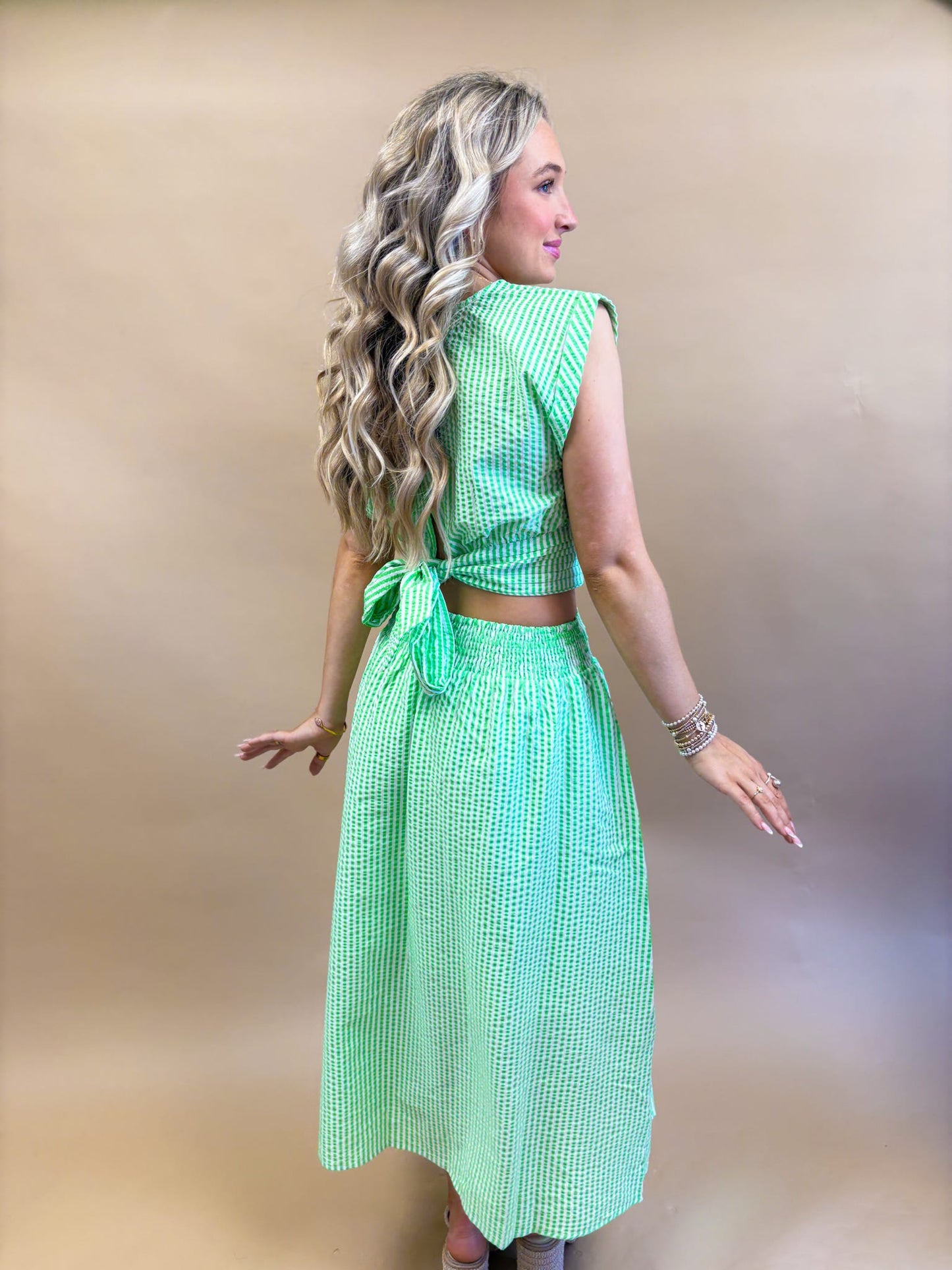 Verde Stripe Set