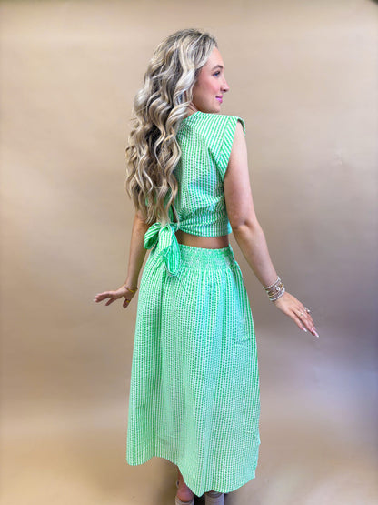 Verde Stripe Set