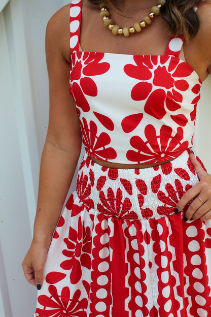 Caught on Camera Maxi Skirt Set