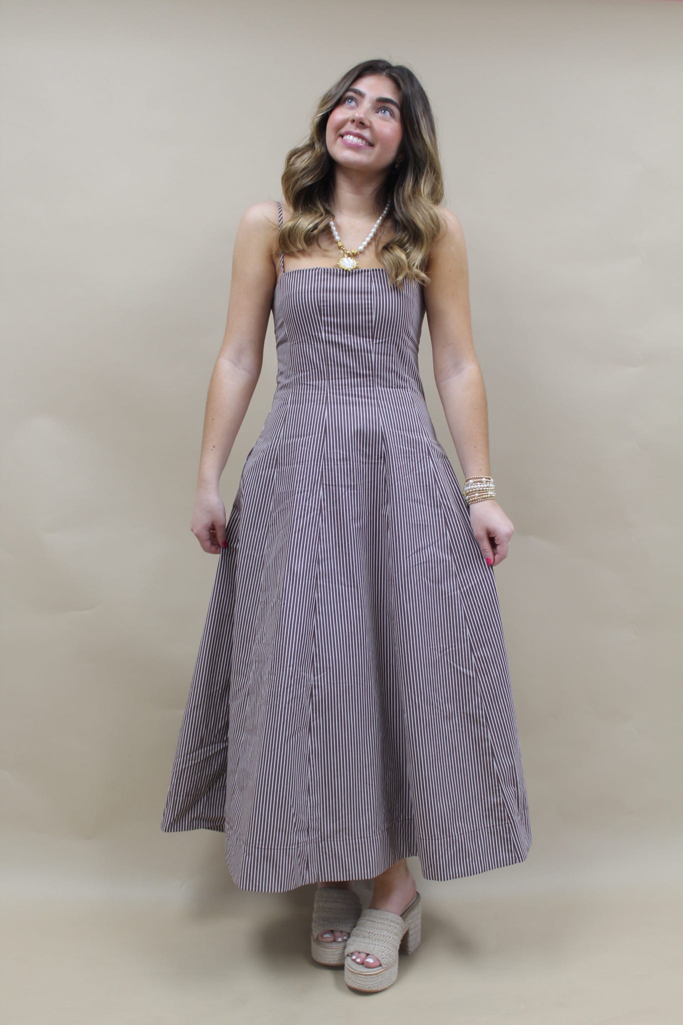 Latte Lane Midi Dress