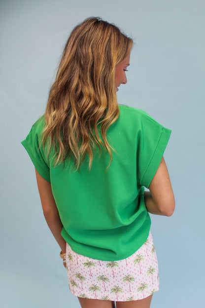 Rose' Palms Mini Skirt