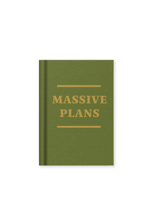 Massive Plans Hardback Notebook