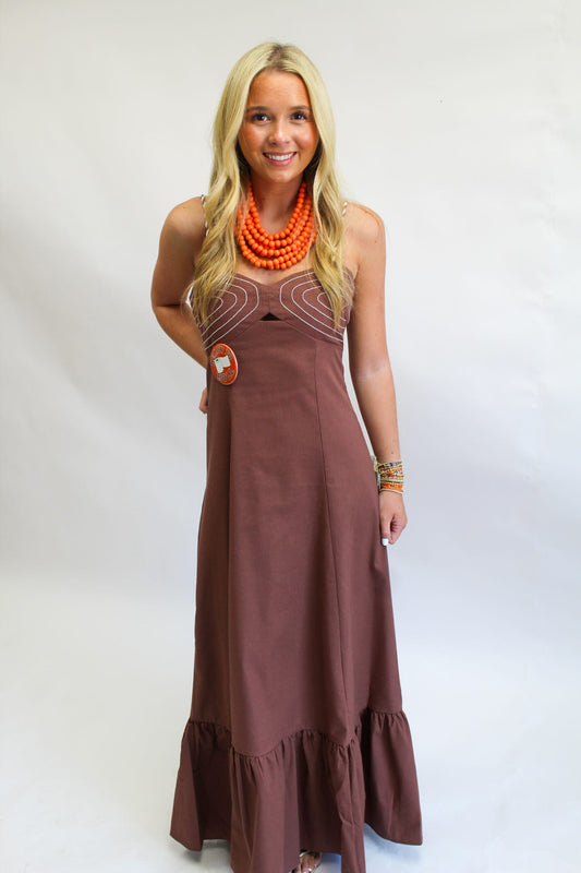 Cafe Romance Maxi Dress