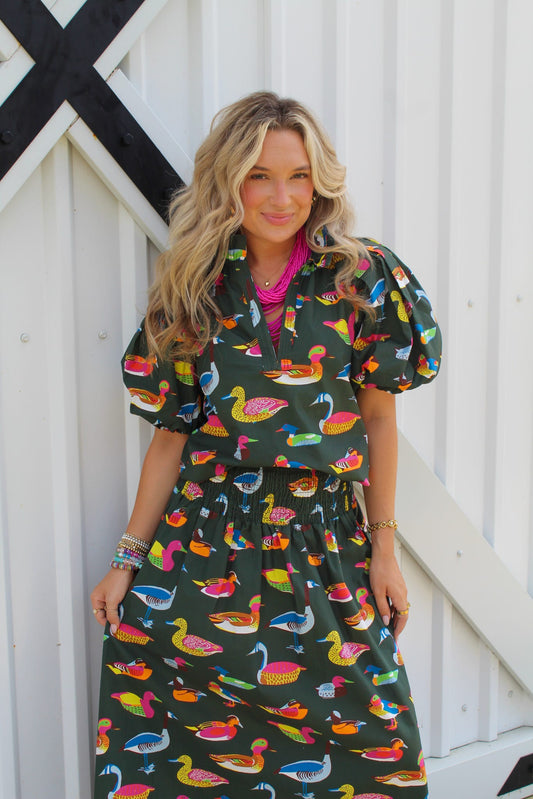 Olive Anna Duck Top