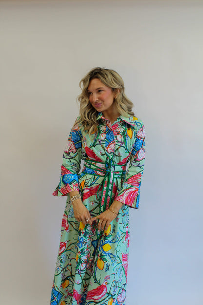Mint Chinois Obi Sash