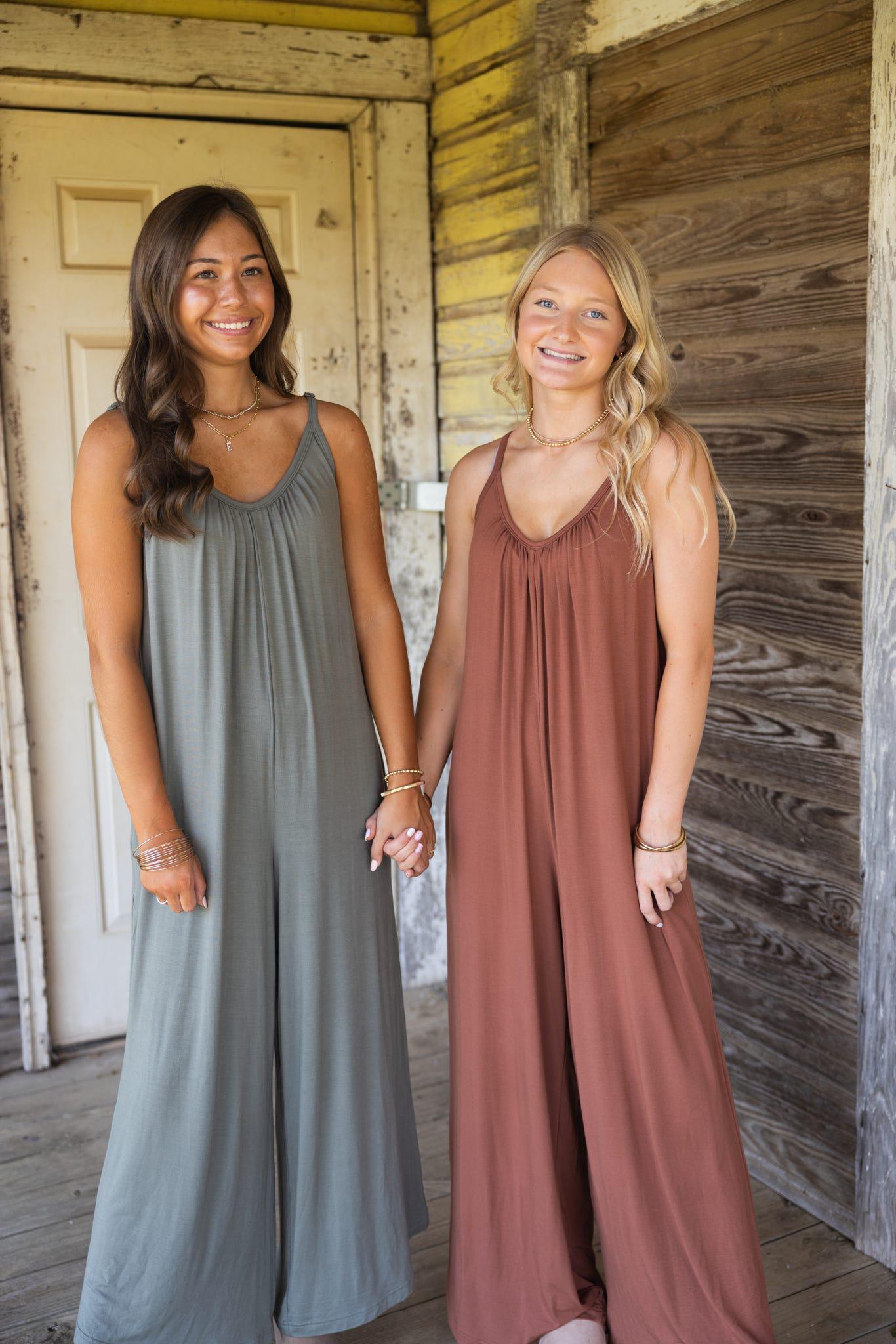 Wide Leg Knit Jumpsuit
