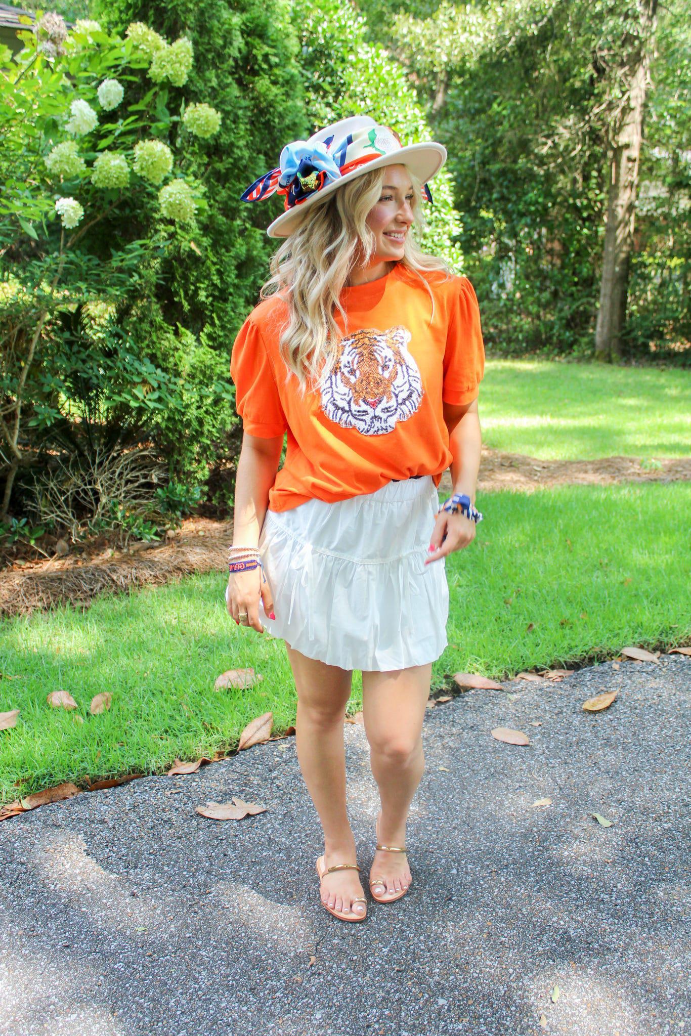 Gameday Tiger Sequin Casual Tee