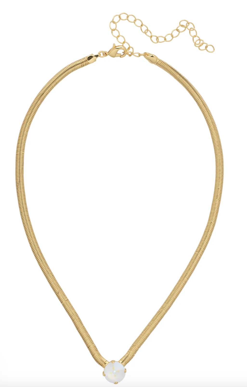 Rowan Pendant Necklace Matte Gold Golden Goddess