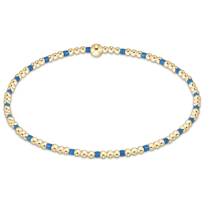 Gameday Hope Sincerity Pattern 2mm Bead Bracelet