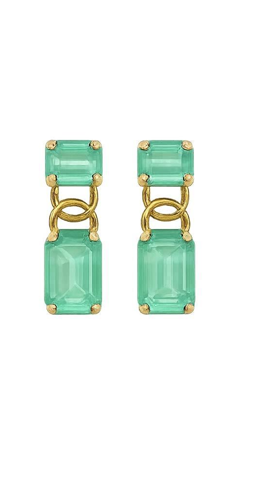 Studio Emerald-Cut Dangle Earring