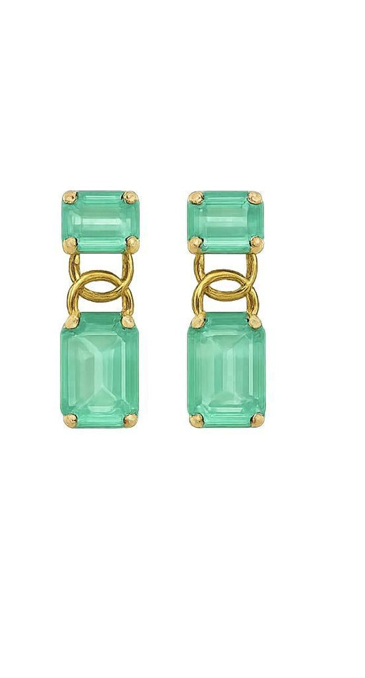 Studio Emerald-Cut Dangle Earring