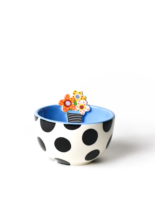 Happy Everything Flowers 4 Embellishment Bowl