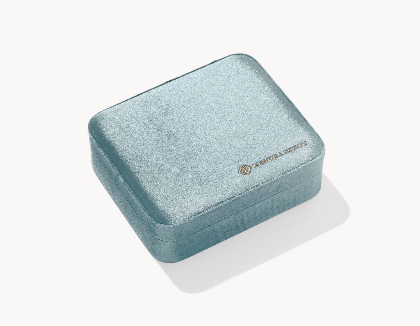 Mattie Large Case Light Blue Velvet