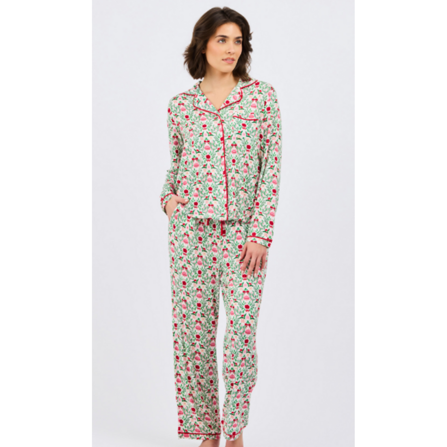Trimmed with Joy Charlotte Pants Pajamas