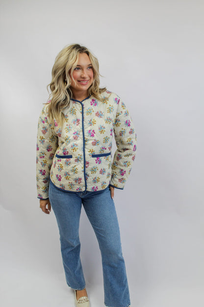 Willow Floral Quilted Jacket