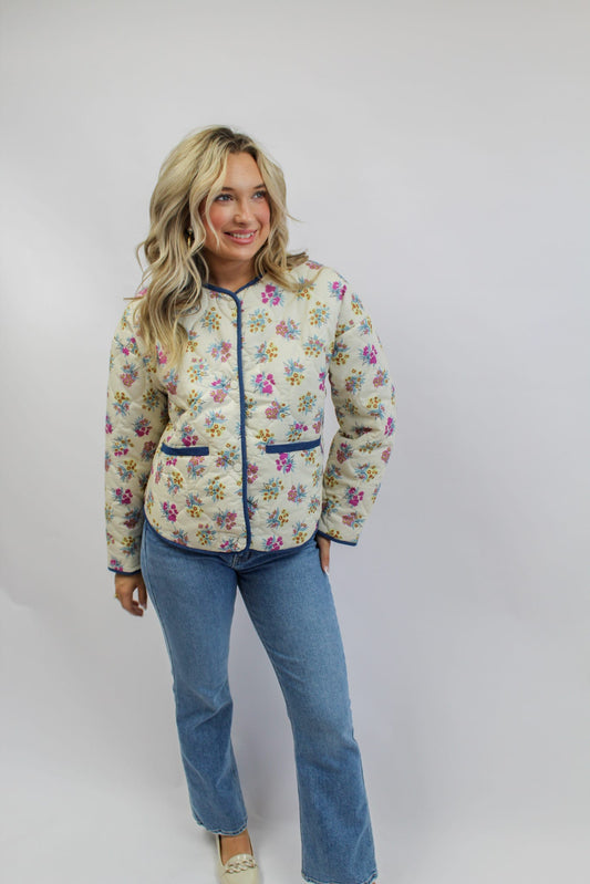 Willow Floral Quilted Jacket
