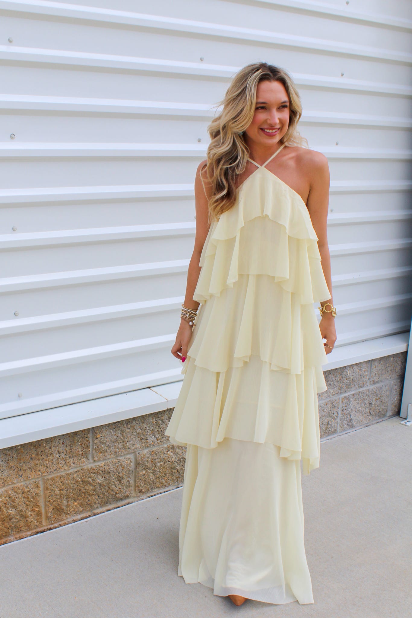 Emery Ruffle Dress