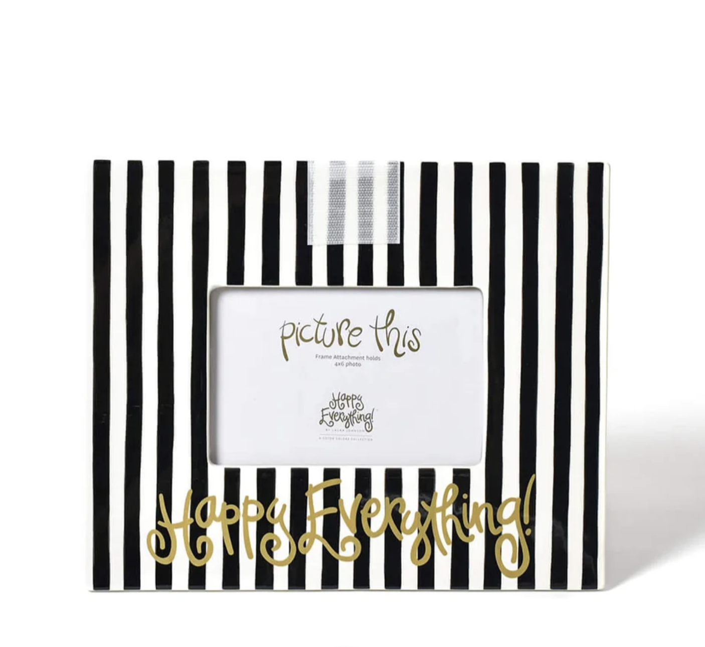 Black Stripe Mini Happy Everything 11" Frame