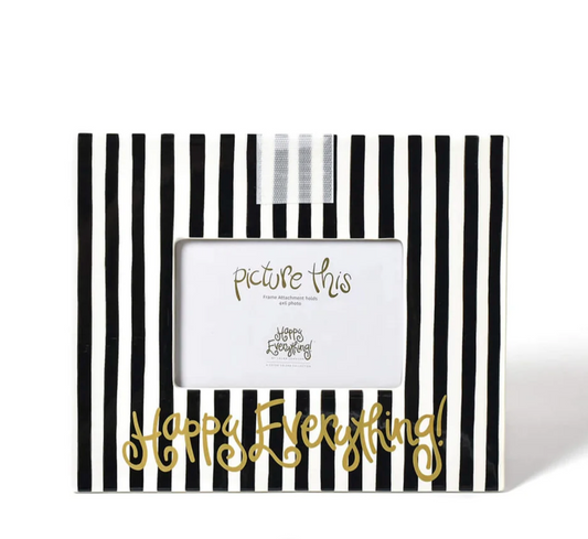 Black Stripe Mini Happy Everything 11" Frame
