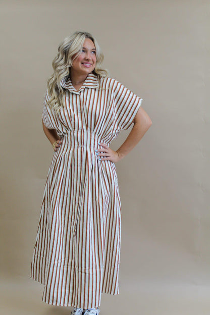 Carter Flutter Sleeve Maxi Dress