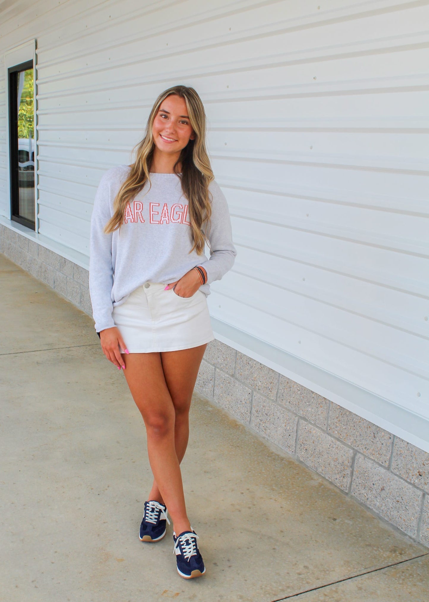 War Eagle Knit Block