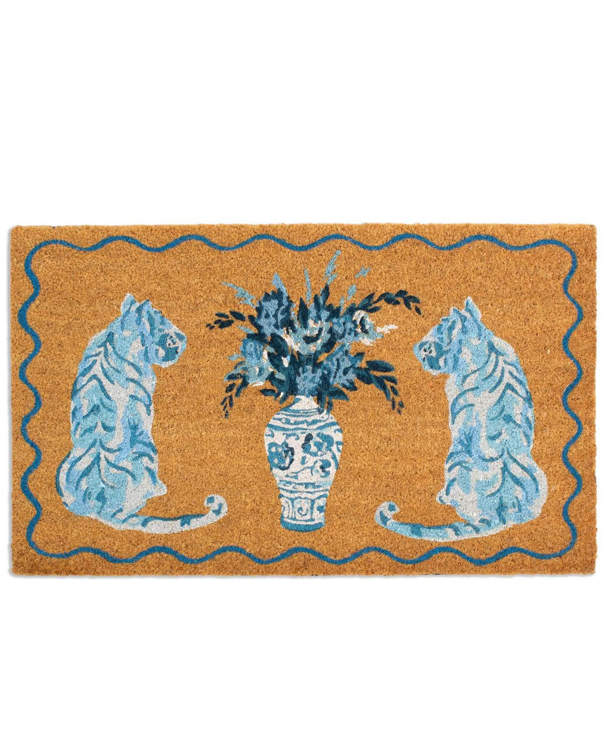 Callie Tiger Coir Doormat