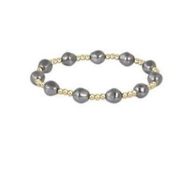 Admire Gold 3mm Bead Bracelet - Pyrite