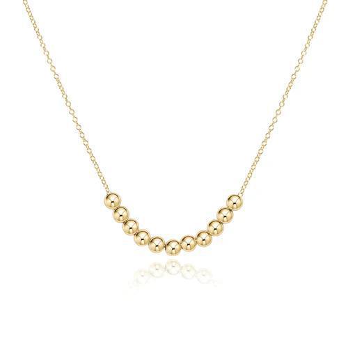 16" Necklace Gold - Classic Beaded Bliss - 2.5mm Gold