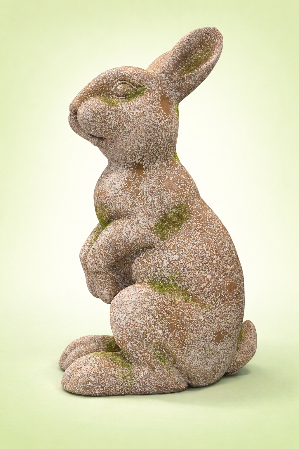 Faux Concrete Rabbit - Head Forward