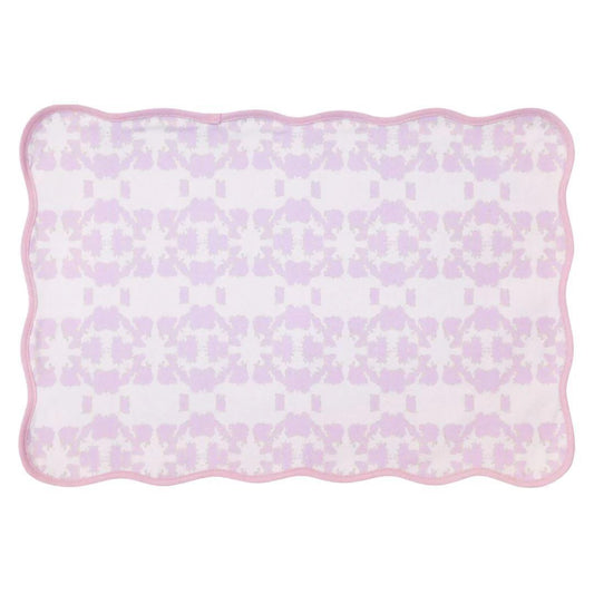 Mosaic Lavender Scalloped Placemats