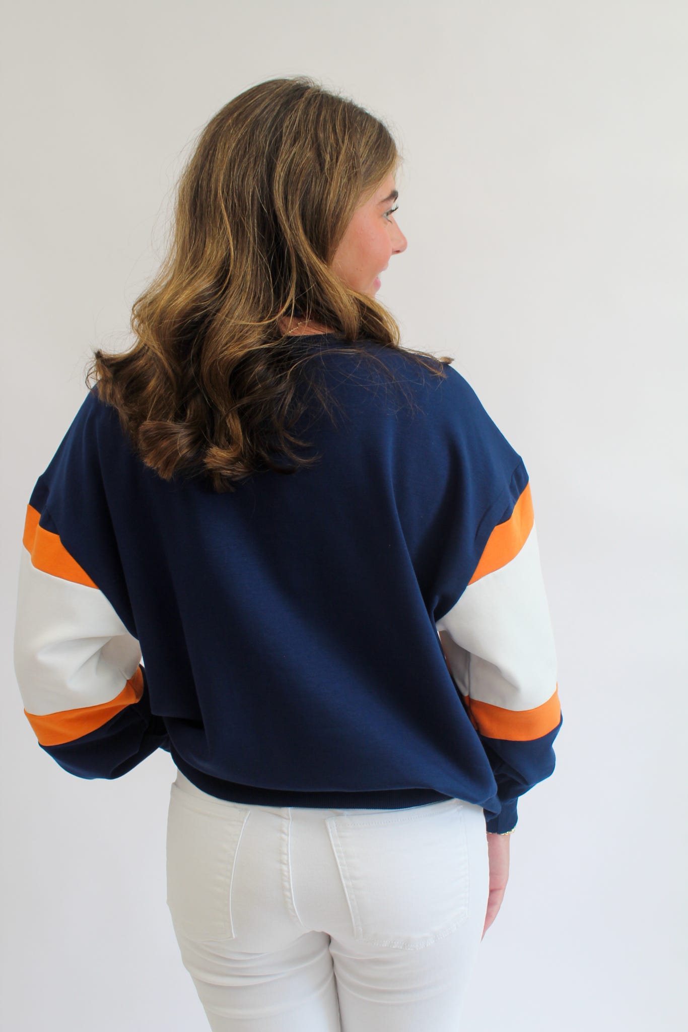 AU Wide Stripe Millie Sweatshirt