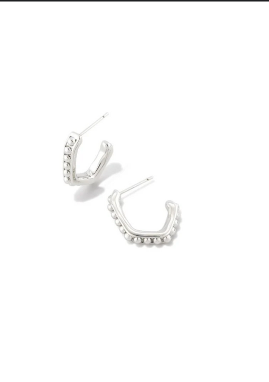 LONNIE BEADED HUGGIE EARRING